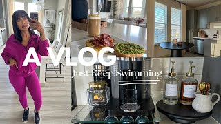 VLOG: FINDING MY PEACE, NEW DRAPES,  FALL DECOR FINDS, MAKING A COFFEE BAR , WORKING OUT &More