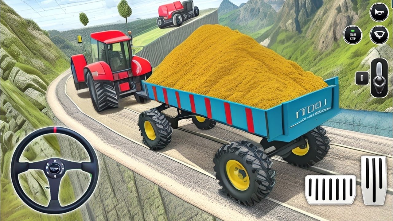 4x4 Off-road Traktör Sürüş Oyunu #16- Traktör Çiftliği Oyunları - Android Gameplay