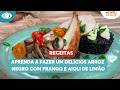 Aprenda a fazer um delicios arroz negro com frango e aioli de limão | Melhor da Tarde