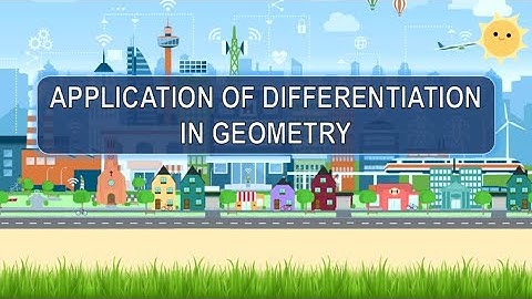 MAT183 - APPLICATION OF DIFFERENTIATION IN GEOMETRY