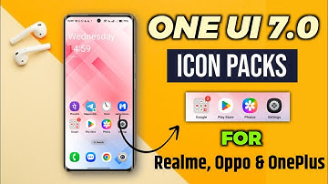 Samsung One UI 7 Icon Pack for Realme, Oppo & OnePlus 🔥 Easy Install Guide!