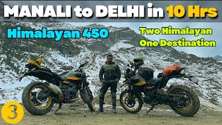 How Himalayan 450 Performed on 1200 KM Ride in 3 Days Extreme Winter ? | Delhi to Manali 520 KM