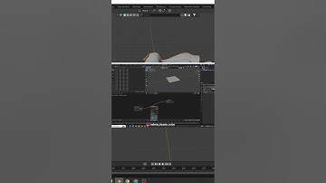 Make stunning landscapes with geometry nodes | blender tutorial #shorts