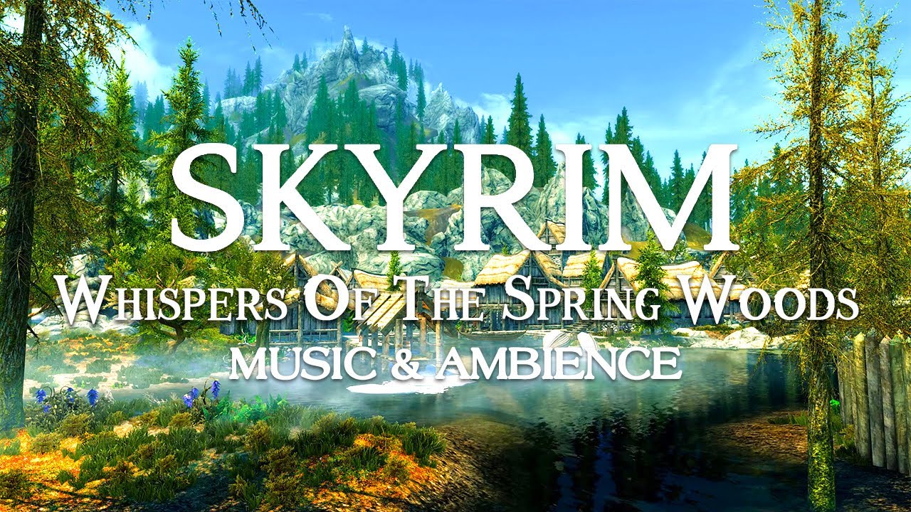 Whispers of The Spring Woods | The Elder Scrolls: Skyrim | Relaxing Atmospheric Music and Ambience