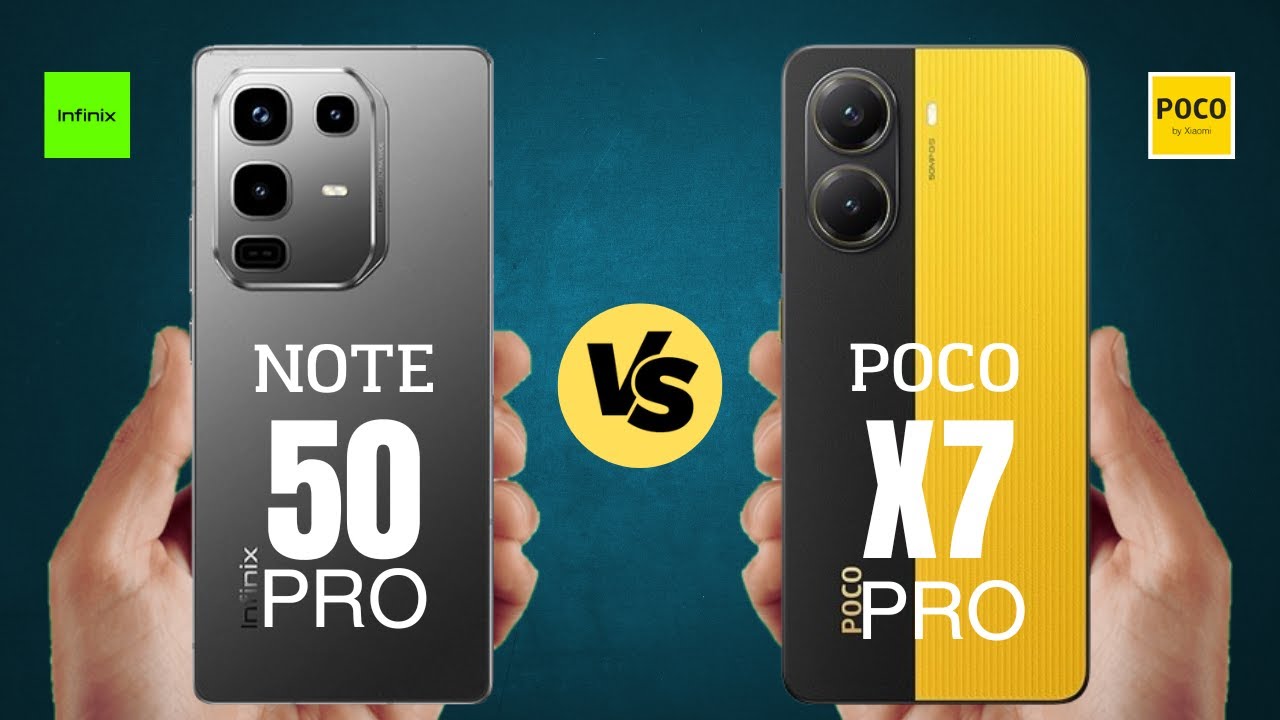 Infinix Note 50 Pro vs Poco X7 Pro Full Specs Comparison - YouTube