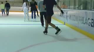 трюки на коньках , красивое катание, веселье на льду / freestyle ice skaiting