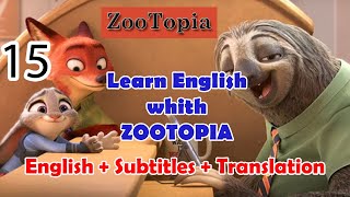 Зверополис на английском вместе с субтитрами  | ZOOTOPIA - part 15