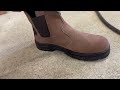 Slip-On Chelsea Work Boots with Steel Toe