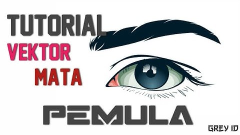 TUTORIAL Vektor Mata infinite Design( pemula ) -Mudah :)