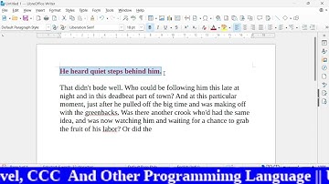 clone formatting in libreoffice writer#olevel #ccc #computer  by saurabh sir