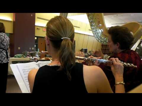 Flute and Harp, "Air de la Naiade" by Gluck, Laure...