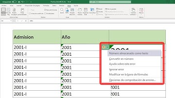 NÚMERO ALMACENADO COMO TEXTO (SOLUCIÓN EXCEL)