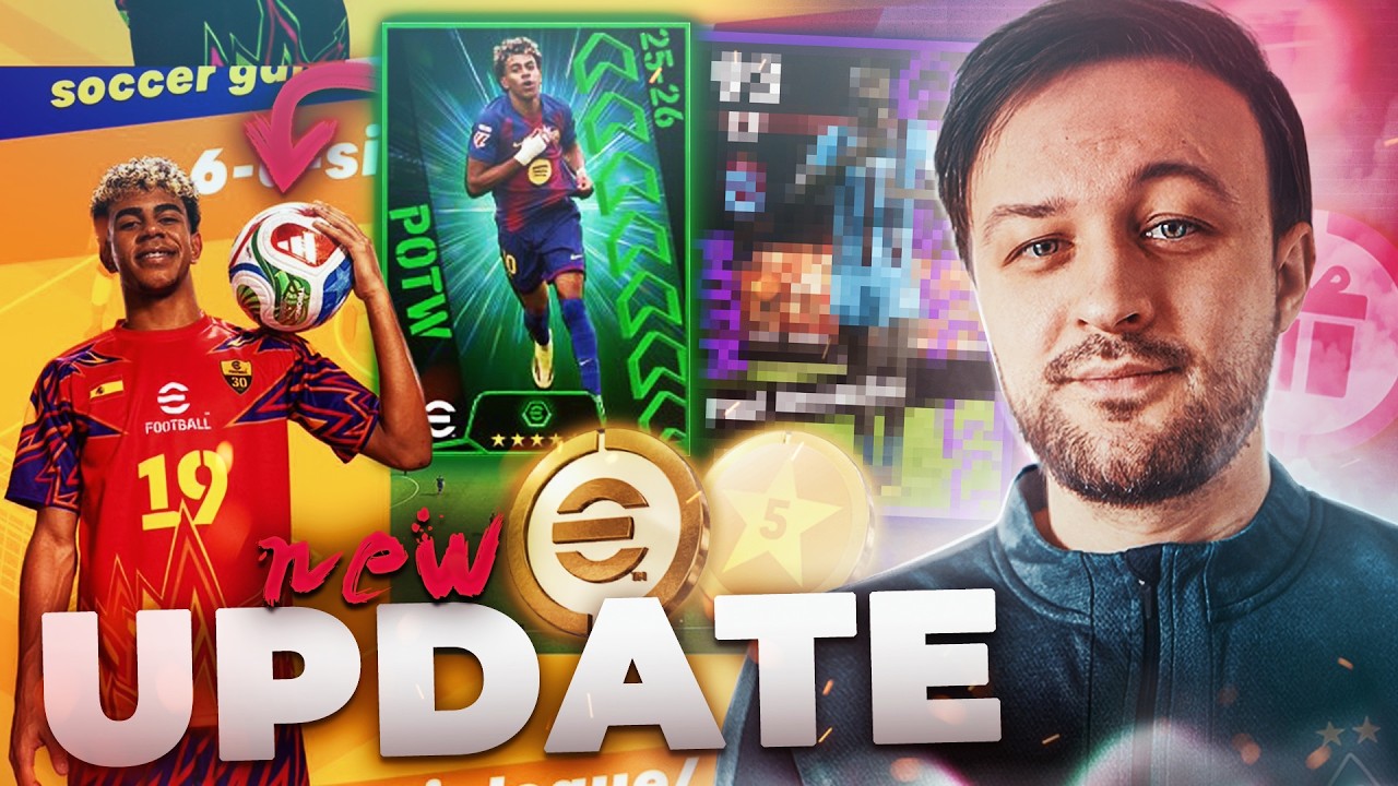 World Cup BALL, rare cards & claim 300 coins in v5.3.1 eFootball patch