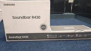 Samsung R430 / R450 Soundbar Unboxing and Setup