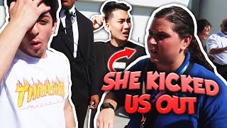 WE GOT KICKED OUT FROM VIDCON... *not clickbait*
