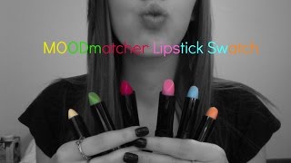 MOODmatchers Lipstick Swatches & Quick Review