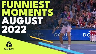 Tsitsipas & Khachanov Dance Moves, Smash Fails and Bathroom Breaks | Funniest Moments August 2022