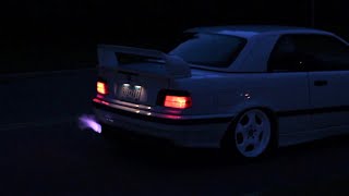 Bmw e36 RK tunes m52 burble/flames