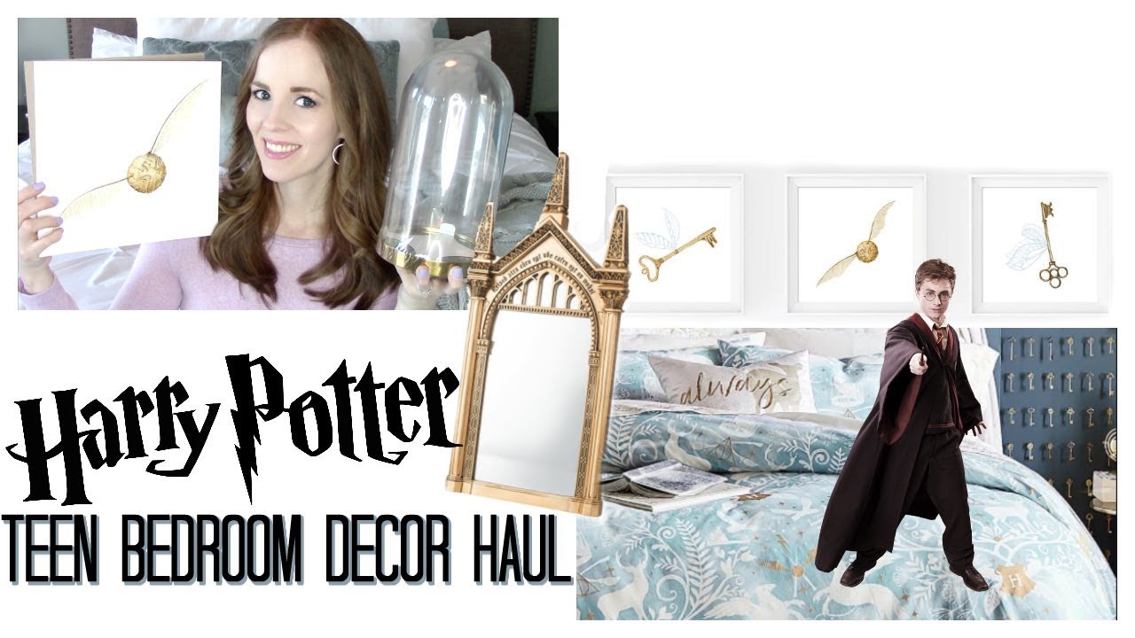 TEENAGE BEDROOM IDEAS | TEEN BEDROOM DECOR HAUL | HARRY POTTER ...