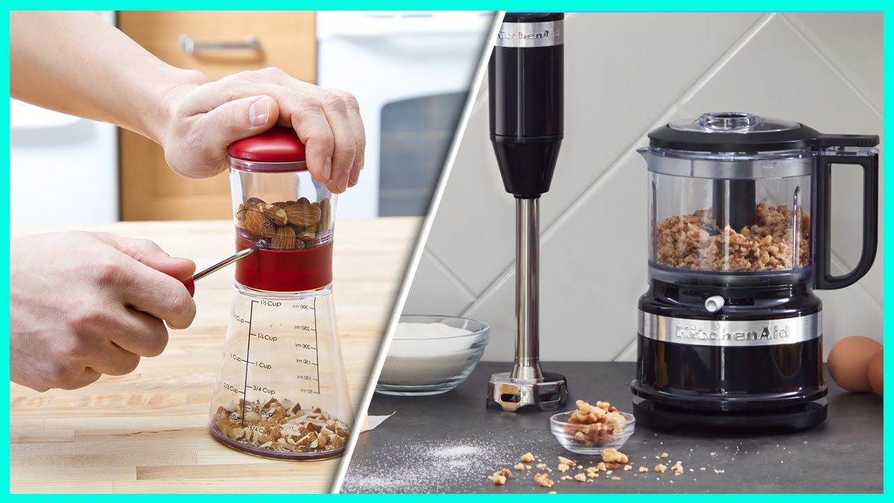 Manual Nut Chopper, Nut Grinder, Easy To Clean, No Electricity Required,  Manual Crank Nut Grinder Evenly Chopped, For Almonds, Hazelnuts[marrn]