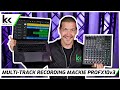 How to multi track record using mackie profx10v3 usb audio mixing console