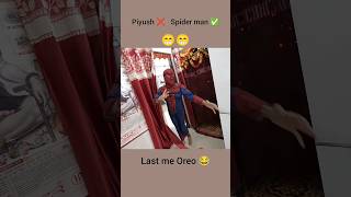 piyush bna spiderman 😱 ll Sourav Joshi vlogs ll #youtubeshorts #shorts