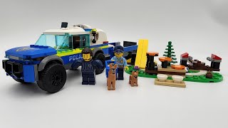 Building Blocks Lego Mobile Police Dog Training