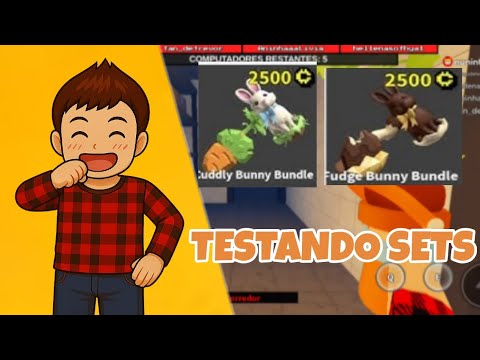 TESTANDO OS SETS DE PÁSCOA|ROBLOX|FLEE THE FACILITY
