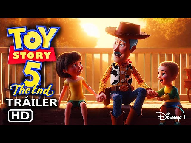 Poster de toy story 5 con woody con barba