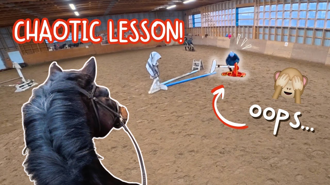 Chaotic Riding Lesson! | I Got Punished 🙈