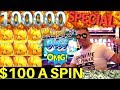 $100 A SPIN Live Stream For 100,000 Subscribers! The Power ...