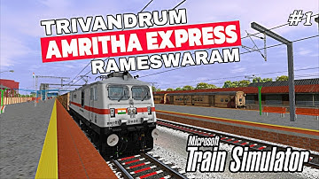 🔴 Live | 16343 AMRITHA EXPRESS | TRIVANDRUM - RAMESWARAM | #msts | #live