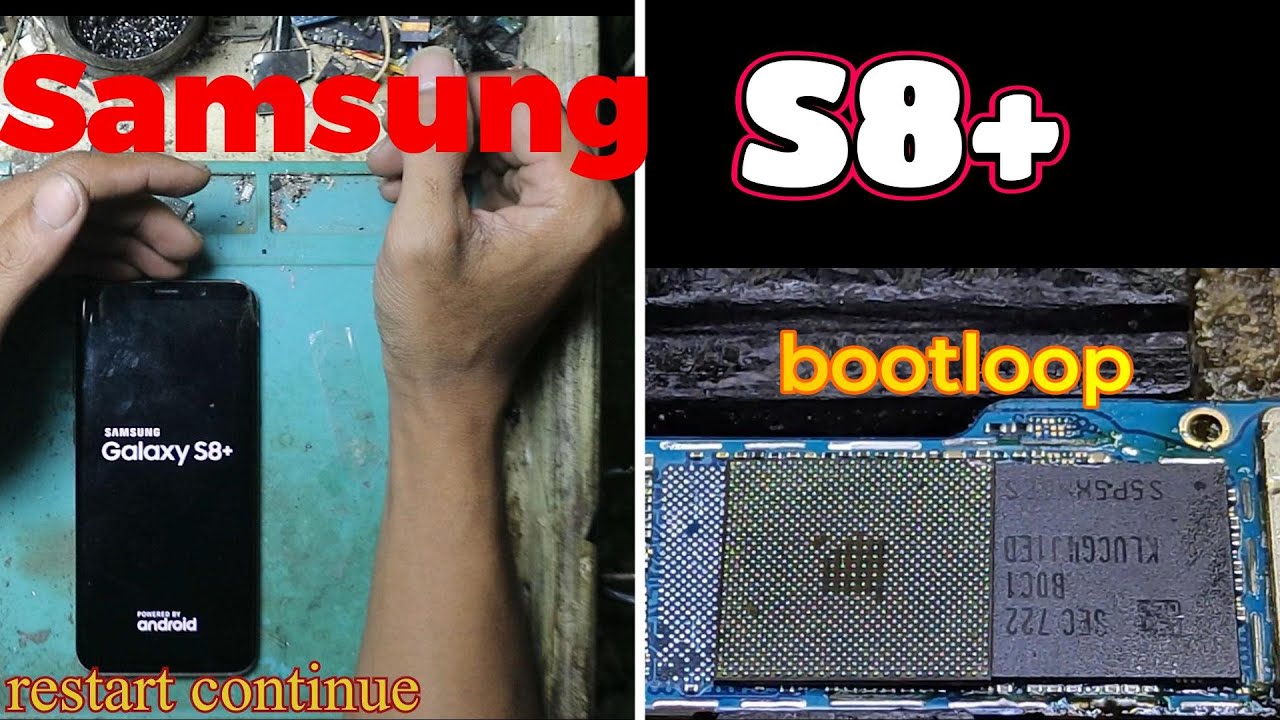 Galaxy S8 S8+ Odin Fail Bootloop Bootloader Fix SAMSUNG S8 PLUS hang logo retart bootloop crash terselesaikan - YouTube