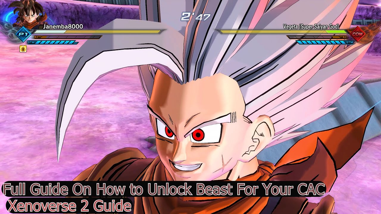 How To Unlock Beast In Xenoverse 2#dragonball #xenoverse2 #fyp