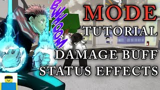 How To Make Modes Damage Buffs Jujutsu Shenanigans Jjs Skill Builder Tutorial