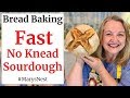 No Knead Sourdough Bread Recipe - FAST and FOOLPROOF