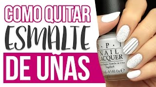 Cómo quitar esmalte permanente en casa | Uñas permanentes | Anna Makeithappen