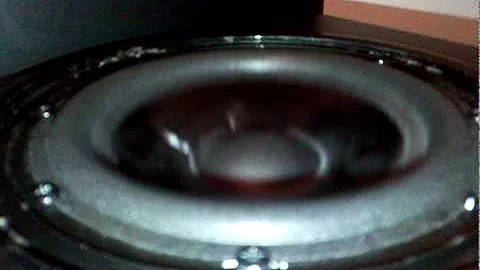 Logitech x-230 Subwoofer test.