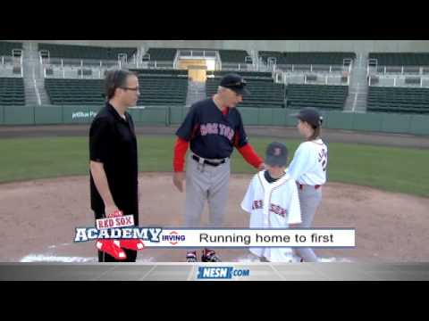 Red Sox Academy -- Running from home to first base
