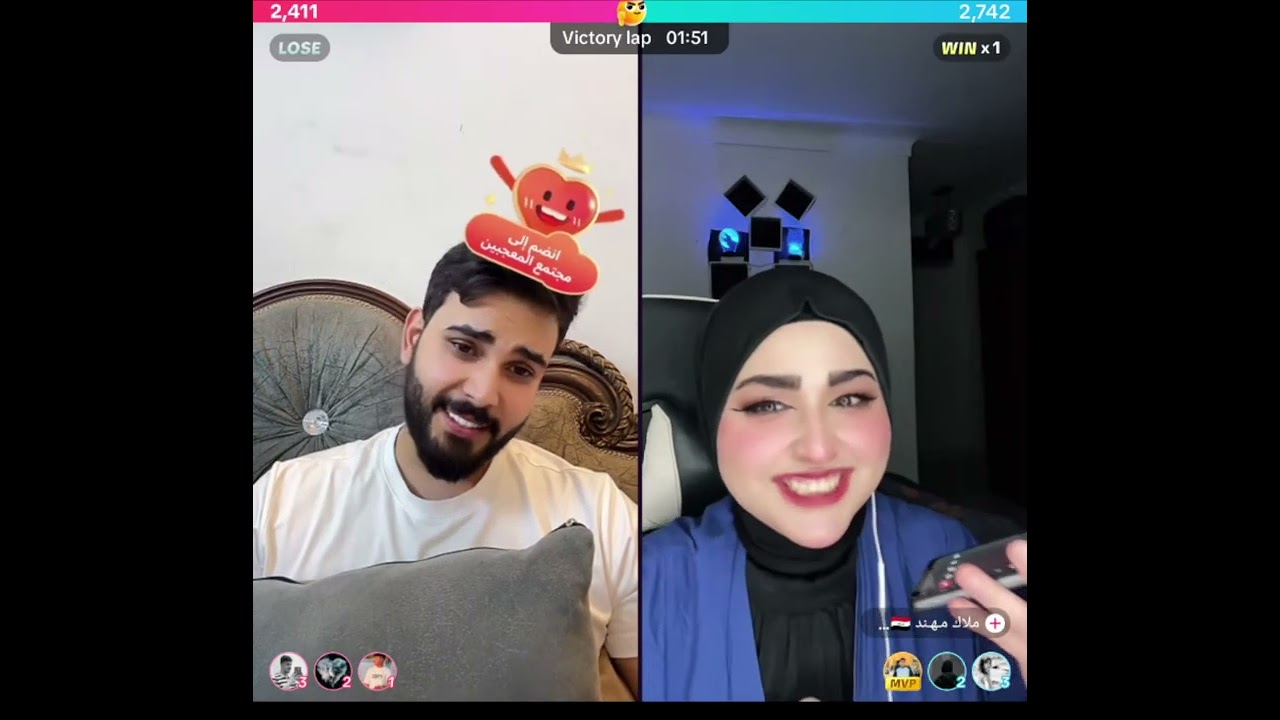 محمود المكسيكي مع ملاك ترفع ضغط محمود و هرب من الكيست من بث 15\5