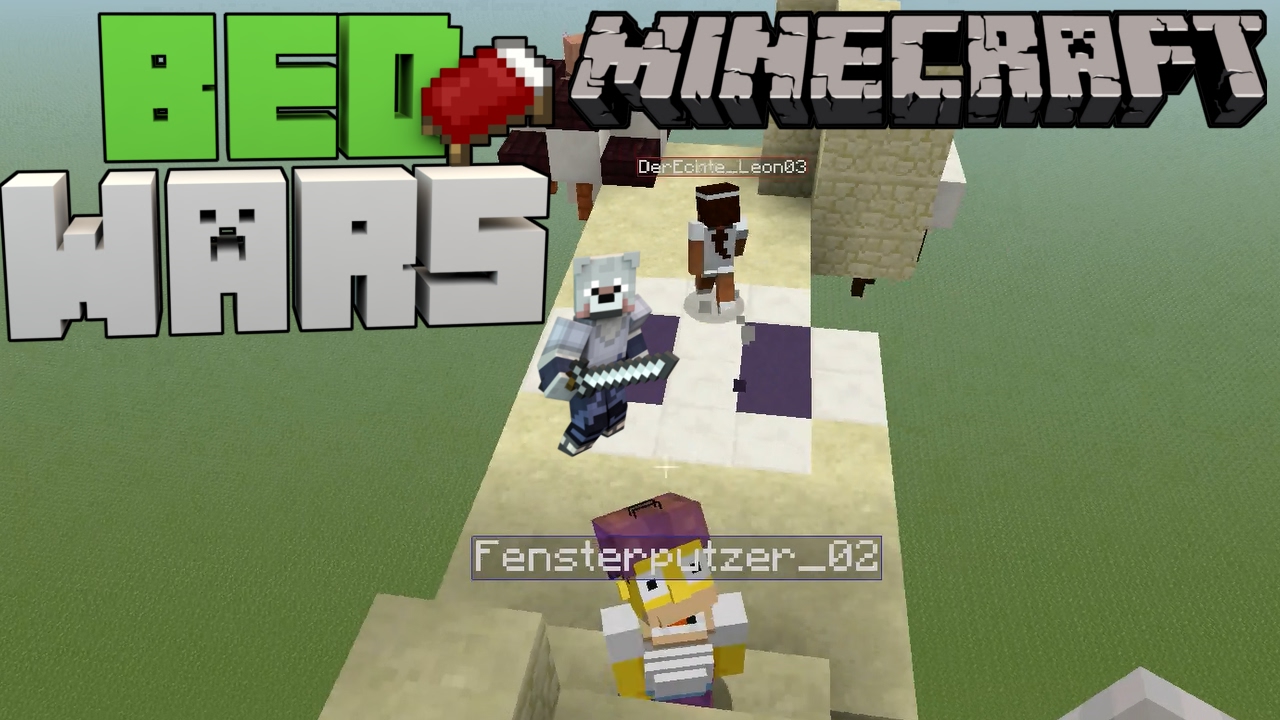Minecraft Bedwars Ps4 / PS3 " WEGGEPUTZT !" - YouTube