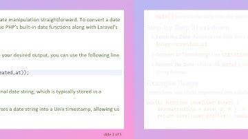 How to Easily Convert Date Formats in Laravel