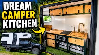 Building My Dream Luxury Diy Truck Camper Kitchen With All Electric Appliances