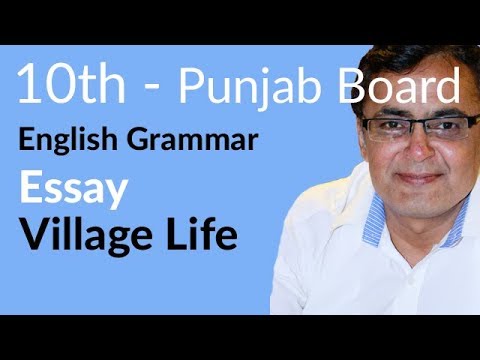 Th Class English Lec Essay No Village Life Matric Class Th Class English Lec Essay No Village Life Matric Class English