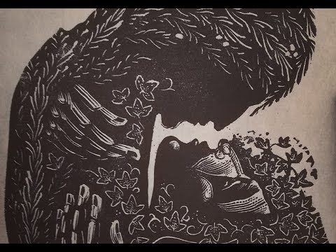 Women Who Kiss the Cypresses | Wood Engraving