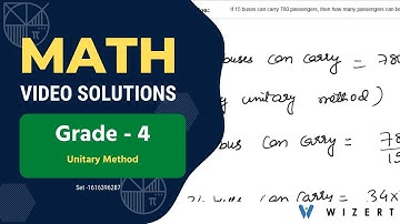 Grade 4 Maths Unitary Method Word problems - Set 1616396287