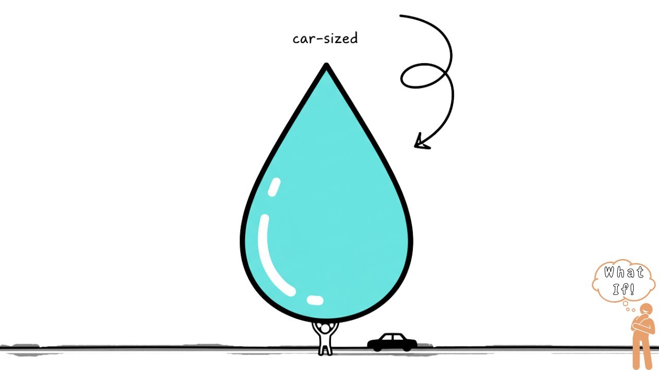 What If a 'Raindrop' Was the Size of a Car?