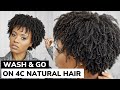 GIRRRLL, I did a Wash & Go on my 4C hair and ...😰😱 (REAL 4C HAIR)