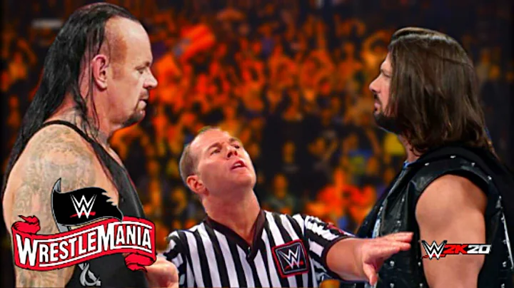 The Undertaker Vs Aj Styles|Wrestlemania 36 - FULL MATCH