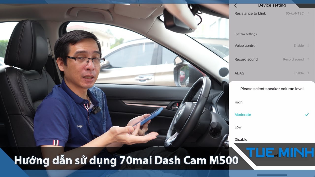 Hướng dẫn sử dụng Camera hành trình 70mai  Dash Cam M500